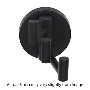 A8385 MB - Contemporary I - Swivel Robe Hook - Matte Black