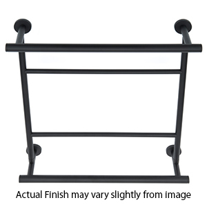 A8328-18 MB - Contemporary I - 18" Hospitality Towel Rack - Matte Black