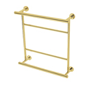 A8328-18 PB/NL - Contemporary I - 18" Hospitality Towel Rack - Unlacquered Brass