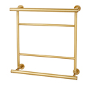 A8328-18 SB - Contemporary I - 18" Hospitality Towel Rack - Satin Brass