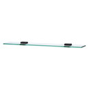 A8455-18 BRZ - Contemporary II - 18" Glass Shelf - Bronze