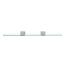 A8450-18 PC - Contemporary II - 18" Glass Shelf - Polished Chrome