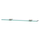 A8455-18 PN - Contemporary II - 18" Glass Shelf - Polished Nickel