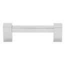 A718-3 PC - Contemporary II - 3" Square Cabinet Pull - Polished Chrome