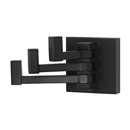 A8485 MB - Contemporary II - Swivel Robe Hook - Matte Black