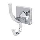 A8499 PC - Contemporary II - Double Robe Hook - Polished Chrome