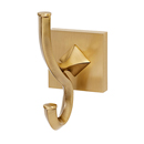 A8499 SB - Contemporary II - Double Robe Hook - Satin Brass