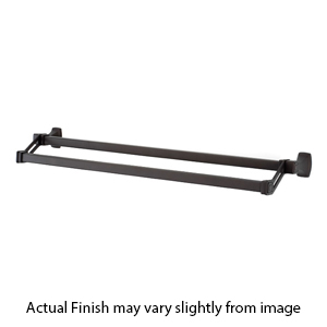 A6525-31 - Cube - 31" Double Towel Bar - Chocolate Bronze