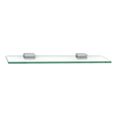 A6550-18 - Cube - 18" Glass Shelf - Polished Chrome