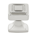 A985-1 - Cube - 1" Square Knob - Polished Nickel