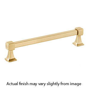 A985-8 - Cube - 8" Cabinet Pull - Satin Brass