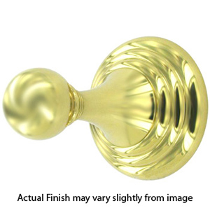 A9081 PB/NL - Embassy - Small Robe Hook - Unlacquered Brass