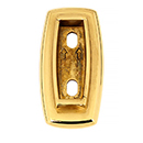 A8989 - Euro - Vertical Base Plate - Polished Brass