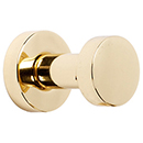 A8980 - Euro - 1.25" Robe Hook - Polished Brass