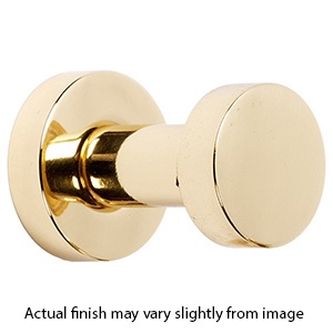 A8980 - Euro - 1.25" Robe Hook - Polished Brass