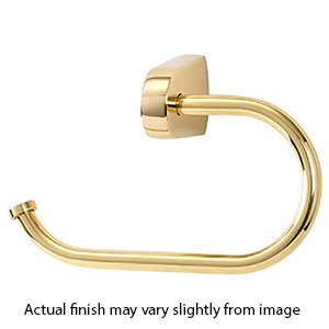 A8966 - Euro - Single Post Tissue Holder - Polished Brass