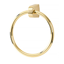 A8940 - Euro - Towel Ring - Polished Brass