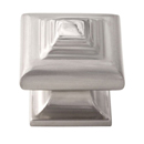 A1525 SN - Geometric - 1.25" Cabinet Knob - Satin Nickel