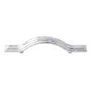 A1510-3 PC - Geometric - 3" Cabinet Pull - Polished Chrome