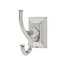 A7999 PN - Geometric - Robe Hook - Polished Nickel