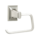 A7966 SN - Geometric - Single Post Tissue Holder - Satin Nickel