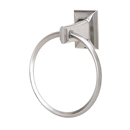 A7940 SN - Geometric - Towel Ring - Satin Nickel