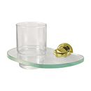 A8770 PB/NL - Infinity - Tumbler Holder - Unlacquered Brass