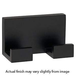 A6484 MB - Linear - Double Robe Hook - Matte Black