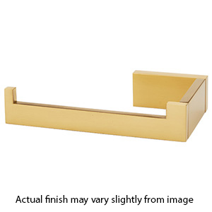 A6466L SB - Linear - Left Hand Tissue Holder - Satin Brass