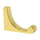 A6880 - Luna - Robe Hook - Unlacquered Brass