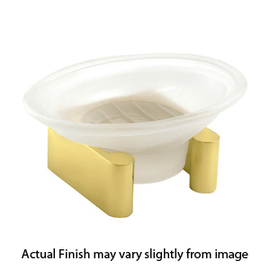 A6835 - Luna - Soap Dish - Unlacquered Brass