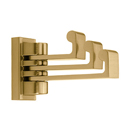 A6885 - Luna - Swivel Robe Hook - Satin Brass