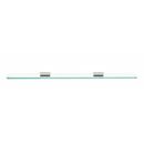 A7450-18 SN - Manhattan - 18" Glass Shelf - Satin Nickel