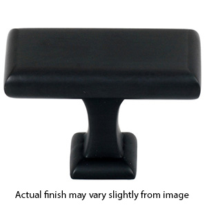 A310-58 MB - Manhattan - 1 5/8" Rectangular Knob - Matte Black