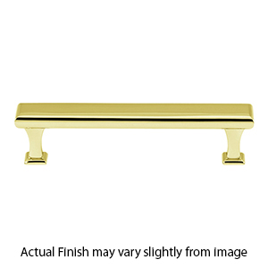 A310-4 PB/NL - Manhattan - 4" Cabinet Pull - Unlacquered Brass