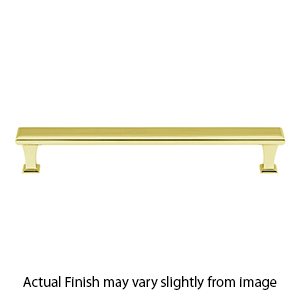 A310-6 PB/NL - Manhattan - 6" Cabinet Pull - Unlacquered Brass