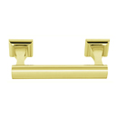 A7462 PB/NL - Manhattan - Swing Tissue Holder - Unlacquered Brass