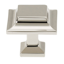 A950-1 PN - Millennium - 1" Square Knob - Polished Nickel