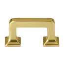 A950 SB - Millennium - 1.5" Square Pull - Satin Brass