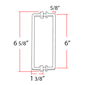 G950 - Millennium - Back-to-Back Shower Door Pull