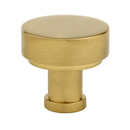 A716-34 - Moderne - 3/4" Cabinet Knob - Satin Brass