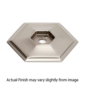 A426 SN - Nicole - Backplate for 1.5" Knob - Satin Nickel