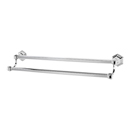 A7725-24 PC - Nicole - 24" Double Towel Bar - Polished Chrome