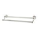 A7725-24 PN - Nicole - 24" Double Towel Bar - Polished Nickel