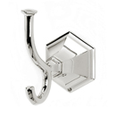 A7799 PN - Nicole - Double Robe Hook - Polished Nickel