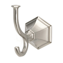 A7799 SN - Nicole - Double Robe Hook - Satin Nickel