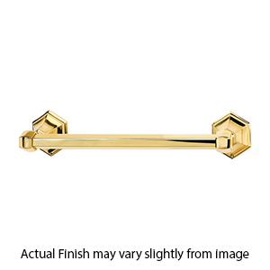 A7720-12 PB/NL - Nicole - 12" Towel Bar - Unlacquered Brass