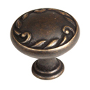 A3650-14 BARC - Ornate Collection - 1.25" Cabinet Knob - Barcelona