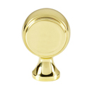 A980 - Royale - 7/8" Cabinet Knob - Unlacquered Brass