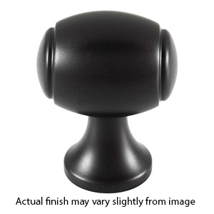 A981-34 - Royale - 3/4" Barrel Knob - Matte Black